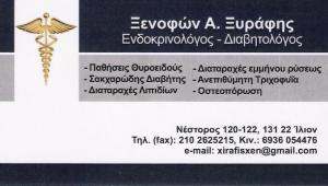 ΕΝΔΟΚΡΙΝΟΛΟΓΟΣ ΙΛΙΟΝ - ΔΙΑΒΗΤΟΛΟΓΟΣ ΣΤΟ ΙΛΙΟΝ - ΞΕΝΟΦΩΝ ΞΥΡΑΦΗΣ