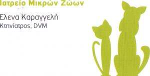ΚΤΗΝΙΑΤΡΟΣ ΑΘΗΝΑ - ΚΑΡΑΓΓΕΛΗ ΕΛΕΝΑ